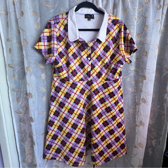 dELiA*s x Dolls Kill Plaid Baby Doll Dress - Picture 1 of 7